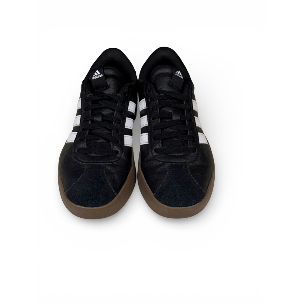 Adidas Men's VL Court 3.0 Core Black/Cloud White/Gum Sz 7 - Picture 5 of 9